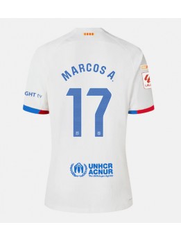 Moški Nogometna dresi replika Barcelona Marcos Alonso #17 Gostujoči 2023-24 Kratek rokav